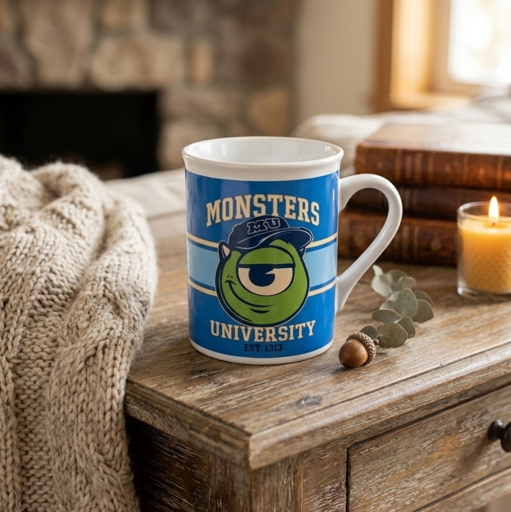 Disney Pixar Monsters University Mug Collectible Cup Nostalgic Dorm Decor Gift